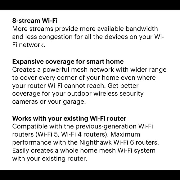 Netgear WiFi extender, up to 2,500 feet of more coverage., - Picture 8 of 11